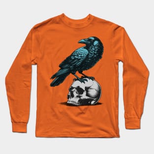 Edgar Allen Crow Long Sleeve T-Shirt